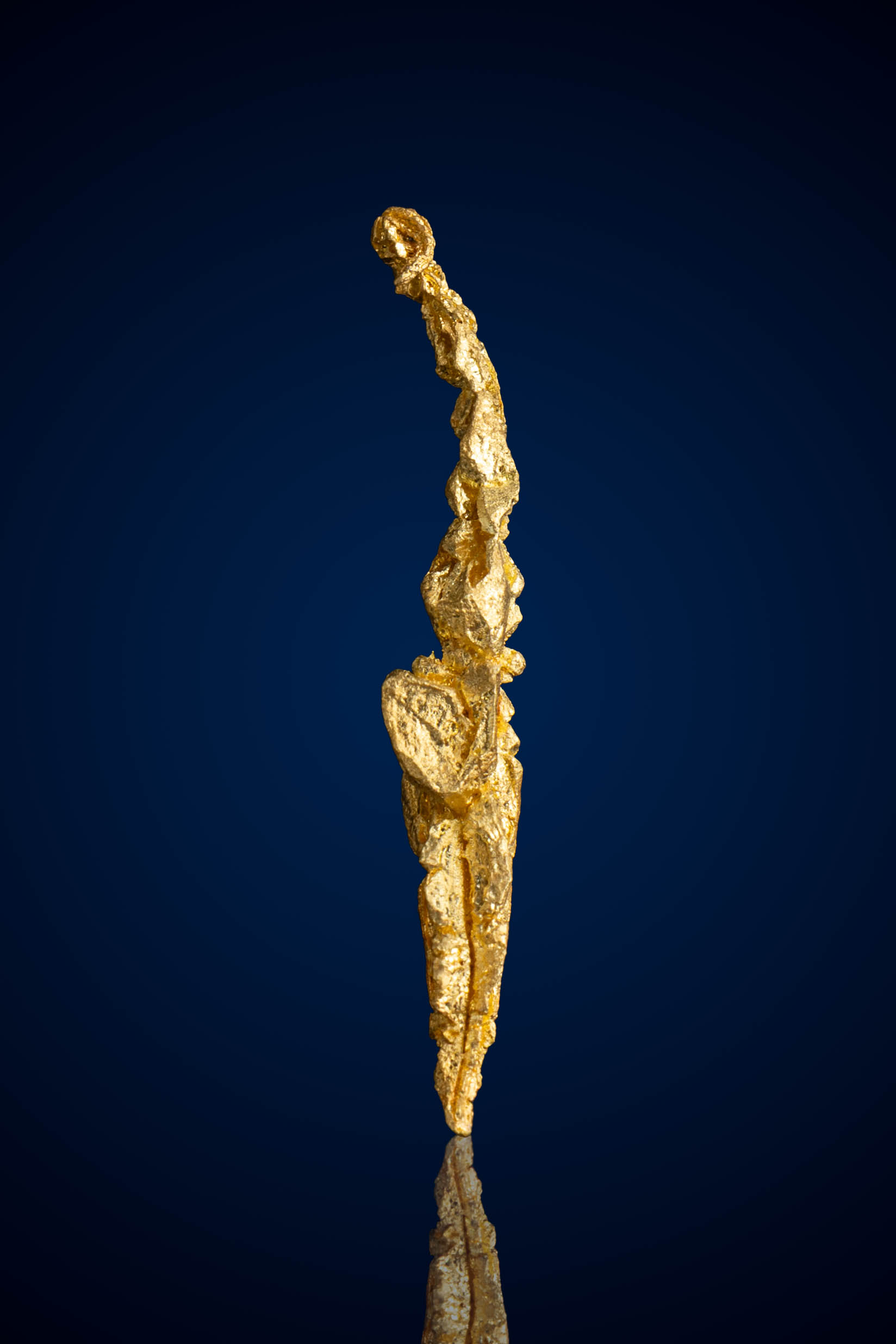 (image for) Lustrous, Majestic Natural Gold Nugget - Morocco - 0.94 grams